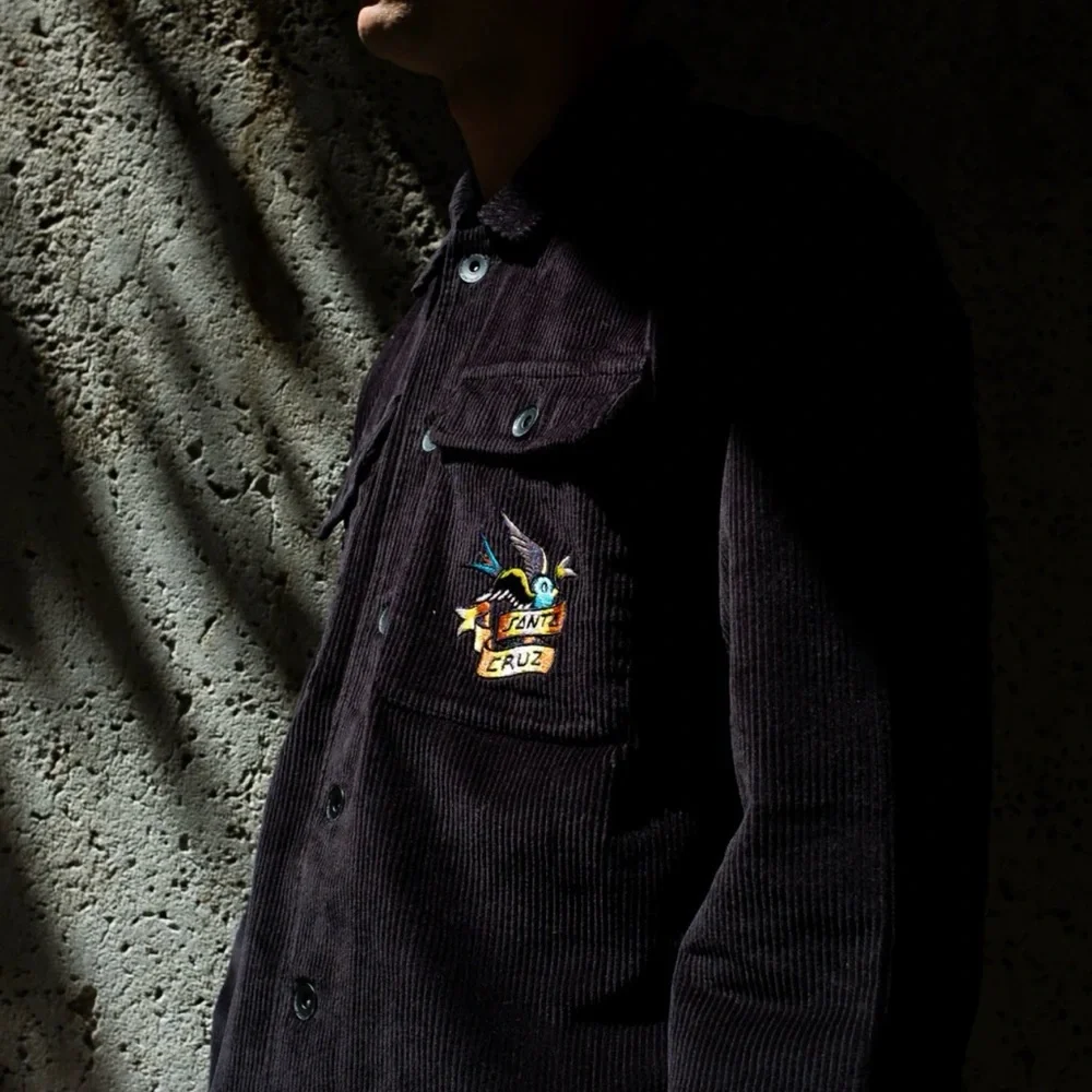 Santa Cruz Skateboards Sommer Sparrow Mens Oversized Corduroy SHACKET
